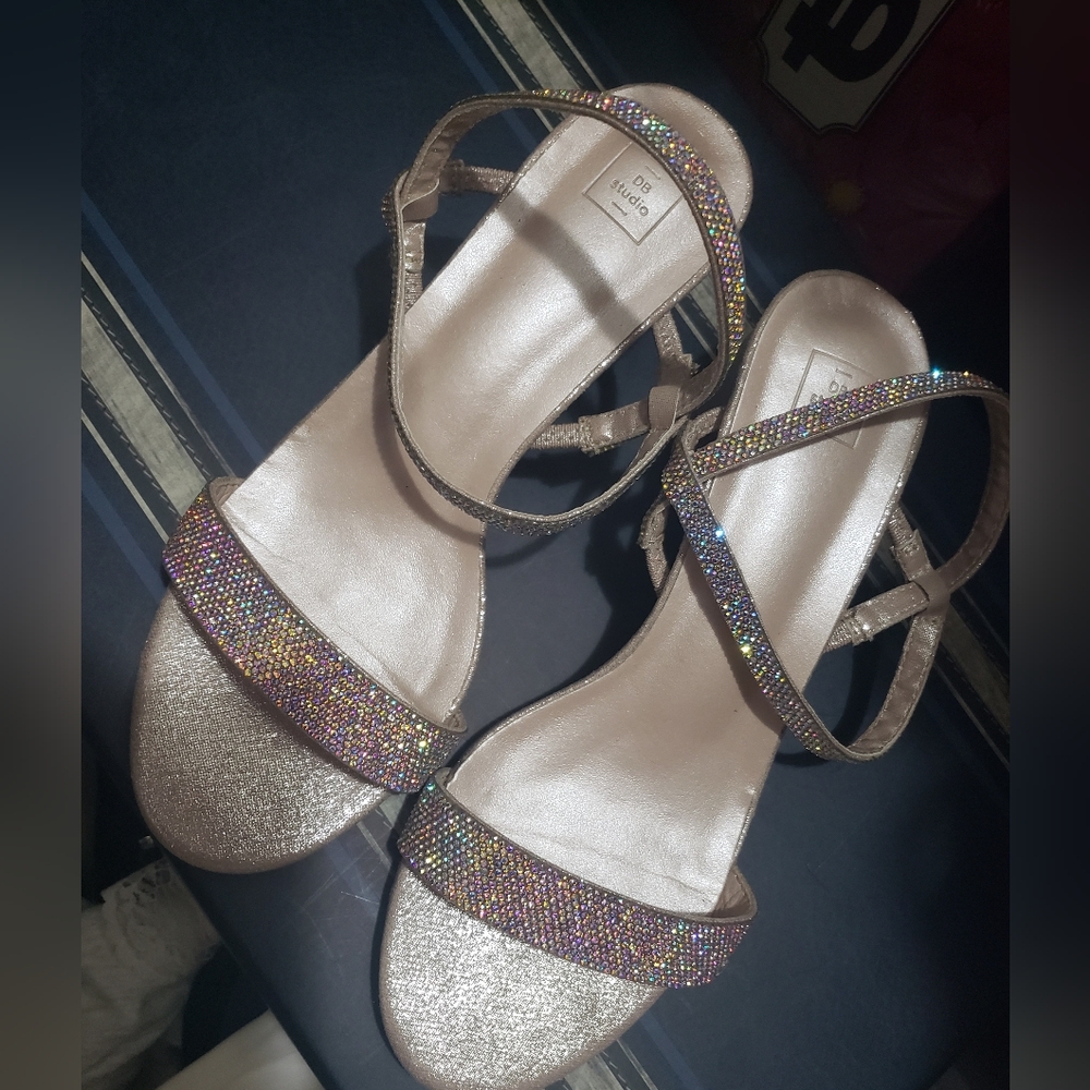 Shimmering Light Pink Heels